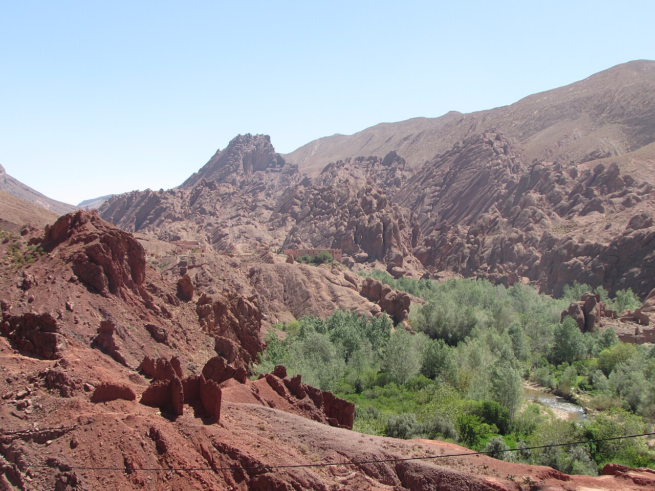 Vallée du Dadès sud — gorges du Dadès, Anti-Atlas marocain